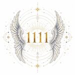 A mystical numerology illustration representing an angel number