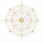 A mystical illustration representing numerology